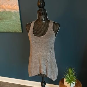 Vince Gray Knit Tank Top size M